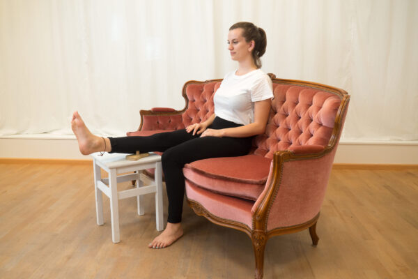 ToGo Wadenbehandlung vor dem Fernseher